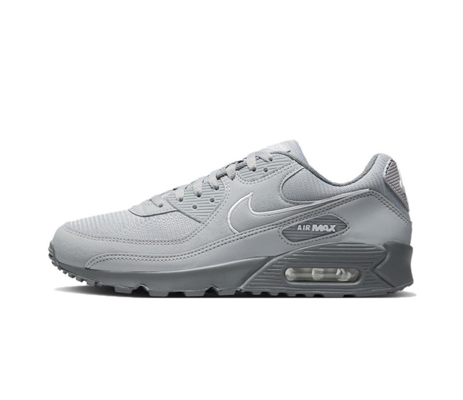 Women's Running weapon Air Max 90 Grey Shoes 075